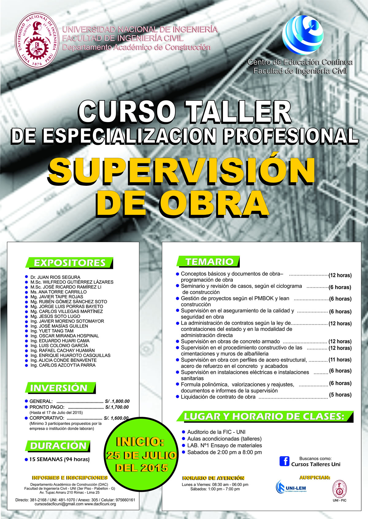 Supervisión de Obra