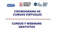 FIM-INFOUNI: CRONOGRAMA DE CURSOS VIRTUALES Y CURSOS-WEBINARS GRATUITOS