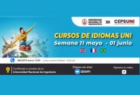 (CEPS - UNI) / Cursos de idiomas UNI - semana 11 mayo - 01 junio