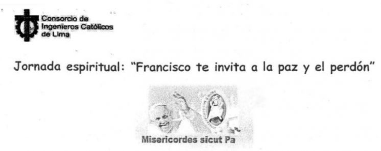 Jornada espiritual: &quot;Francisco te invita a la paz y el perdón&quot;