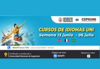 (CEPS - UNI) / Cursos de idiomas UNI - semana 13 junio - 06 julio