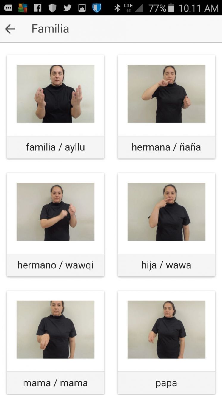 Crean aplicativo para facilitar el aprendizaje del lenguaje de señas