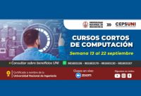 CEPS - UNI / Cursos cortos de computación - Semana del 13 al 22 septiembre