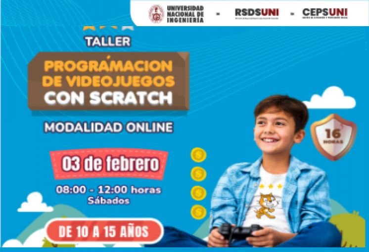 (CEPS - UNI) / Programación de Videojuegos con Scratch | Inicio 03 de Febrero