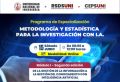 (CEPS - UNI) / Metodolog&iacute;a y Estad&iacute;stica para la Investigaci&oacute;n con I.A. - 15 de junio