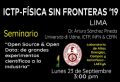 SEMINARIO &quot;OPEN SOURCE &amp; OPEN DATA: DE GRANDES EXPERIMENTOS CIENTÍFICOS A LA INSDUSTRIA&quot; - [LUNES 23 DE SETIEMBRE A LAS 3:00 PM]