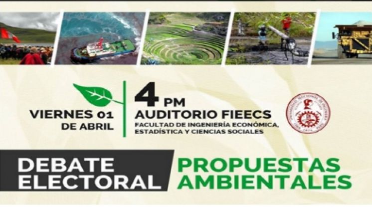 No te pierdas del Debate Electoral &quot;Propuestas Ambientales&quot;