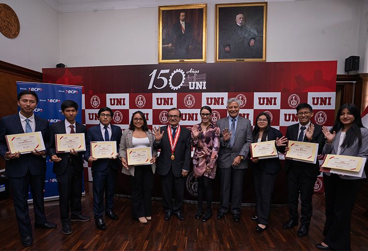 UNI reconoci&oacute; a estudiantes ganadores de la Beca PBCP&ndash;ProUNI del periodo 2026-1