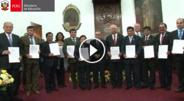 Minedu transferir&aacute; S/. 90 millones a universidades p&uacute;blicas si cumplen compromisos de gesti&oacute;n