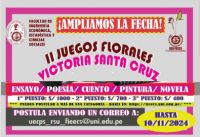 FIEECS - UNIDAD DE EXTENSIÓN CULTURAL Y PROYECCIÓN SOCIAL  INVITA A PARTICIPAR  A LOS ESTUDIANTES DE PREGRADO DE LA UNI EN LOS II JUEGOS FLORALES 2024  “Victoria Santa Cruz  Gamarra”