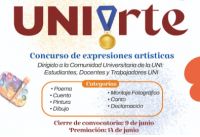 Unidad de Centro Cultural organiza el Concurso de Expresiones Artísticas &quot;UNIarte&quot; | Cierre de Convocatoria 09 de Junio