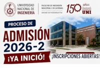 PROCESO DE ADMISI&Oacute;N MAESTR&Iacute;A Y DOCTORADO FIIS 2026-2 / INSCRIPCIONES HASTA EL 23 DE AGOSTO