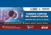 CEPS - UNI / Cursos cortos de computación - semana del 26 - 31 JULIO