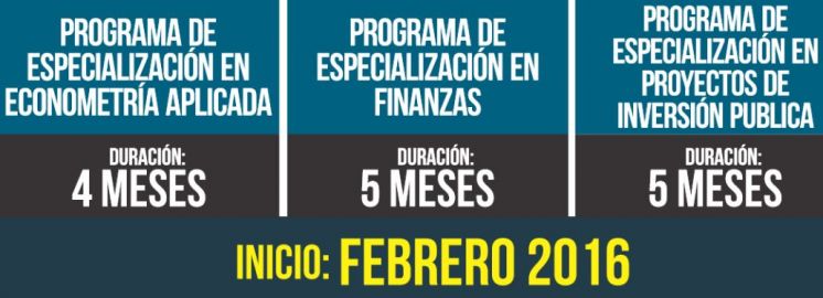 Programas de Especialización de la Facultad de Ingeniería Económica, Estadística y Ciencias Sociales