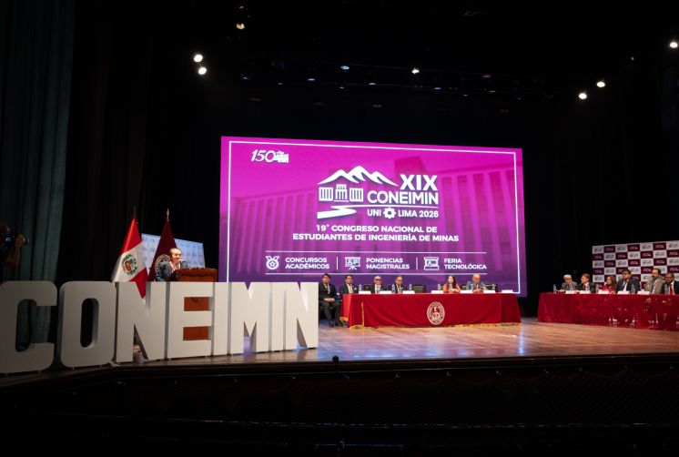 UNI inaugura el XIX CONEIMIN 2026 y re&uacute;ne a m&aacute;s de mil estudiantes y profesionales del sector minero