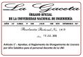 LA GACETA N° 047: Resolución Rectoral N° 1019: Aprueba el Reglamento de Otorgamiento de Licencia por Año Sabático para el personal docente de la UNI.