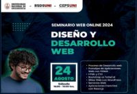 CEPS: INVITACIÓN Seminario Web 2024:  DISEÑO Y DESARROLLO WEB / 24 DE AGOSTO