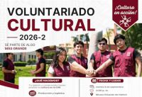 Unidad de Centro Cultural de la UNI Convoca al Voluntariado Cultural, a realizarse en el Museo de Habich, martes 8 de setiembre 2026.