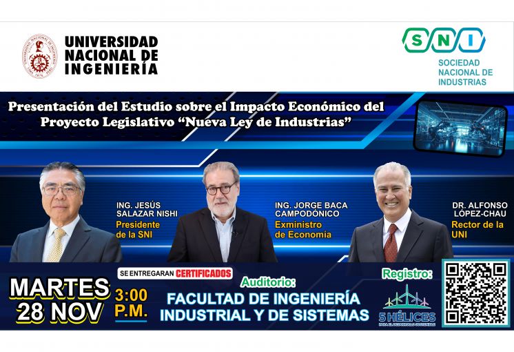 Presentaci&oacute;n del Estudio sobre el Impacto Econ&oacute;mico del Proyecto Legislativo 'Nueva Ley de Industrias'