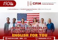 El Centro de Idiomas de la FIM te invita a formar parte del: Programa de Ingles general &ldquo;ENGLISH FOR YOU&rdquo;  | Inicio de Clases Abril 2026