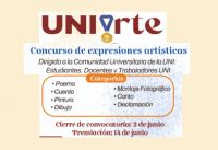 Unidad de Centro Cultural organiza el Concurso de Expresiones Artísticas &quot;UNIarte&quot; | Cierre de Convocatoria 02 de Junio