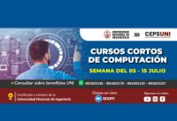 CEPS - UNI / Cursos cortos de computación - semana del 05 - 15 JULIO