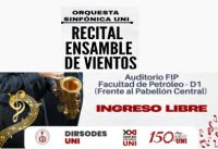 Invitaci&oacute;n a la comunidad Universitaria:  &ldquo;Recital de Vientos&rdquo; a cargo de la Orquesta Sinf&oacute;nica UNI&rdquo;