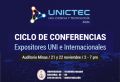 CICLO DE CONFERENCIAS - UNICTEC 2024 Investigadores UNI y especialistas internacionales | Fechas  21 y 22 de noviembre