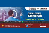 CEPS - UNI, / Cursos cortos de computación - semana del 17 - 26 MAYO