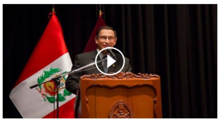 Mart&iacute;n Vizcarra: Para lograr el cambio necesitamos ideas nuevas. Trabajemos en conjunto con las universidades para alcanzar el progreso de nuestro pa&iacute;s.