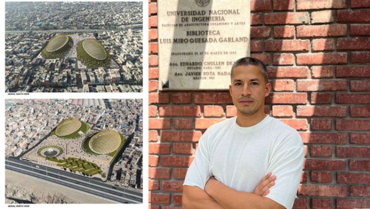Talento UNI que trasciende fronteras: egresado de la FAUA gana premio internacional de arquitectura