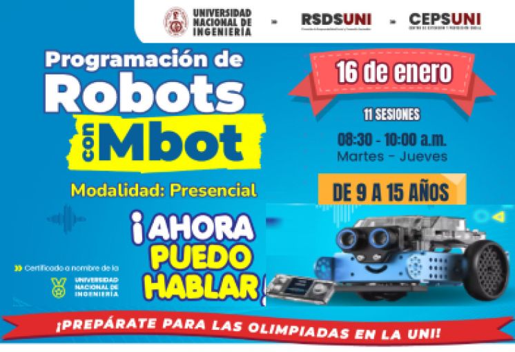 (CEPS - UNI): Programación de Robots con Mbot