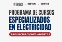 RSDS UNI /  Programa de cursos especializados en electricidad | Octubre