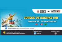 (Idiomas - UNI) / Cursos de idiomas UNI - semana 12 - 28 septiembre