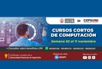 CEPS - UNI / Cursos cortos de computación - SEMANA 02 - 11 NOVIEMBRE