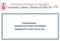 CRONOGRAMA DEL EXAMEN DE IDIOMA EXTRANJERO ALTISSIA-UNI para los alumnos INGRESANTES 2019-2 de la UNI