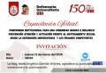 INVITACI&Oacute;N A CAPACITACI&Oacute;N VIRTUAL: "Compromiso institucional para una comunidad segura e inclusiva: prevenci&oacute;n, atenci&oacute;n y actuaci&oacute;n frente al hostigamiento sexual desde la Defensor&iacute;a Universitaria y los &oacute;rganos competentes" | Fecha 12 de Marzo