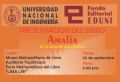 Presentación del libro &quot;AMALIA, en la casa del aburrimiento&quot; del Dr. Rafael Moreno Casarrubios, docente de la Facultad de Ingeniería Económica, Estadística y Ciencias Sociales de la UNI