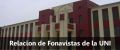 Relación Fonavistas de la UNI