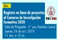 TALLER Registro en línea de proyectos  al Concurso de Investigación Formativa 2020