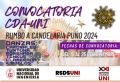 Convocatoria rumbo a la Festividad Virgen de la Candelaria 2024. | Te esperamos este 15, 17, 18, 22, 24 y 25 de noviembre de 6pm a 9pm en la losa FIM (Puerta 3 de la UNI)