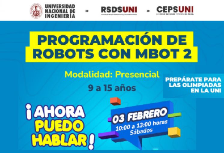 (CEPS - UNI) / Programación de Robots con Mbot 2 | Inicio 03 FEBRERO