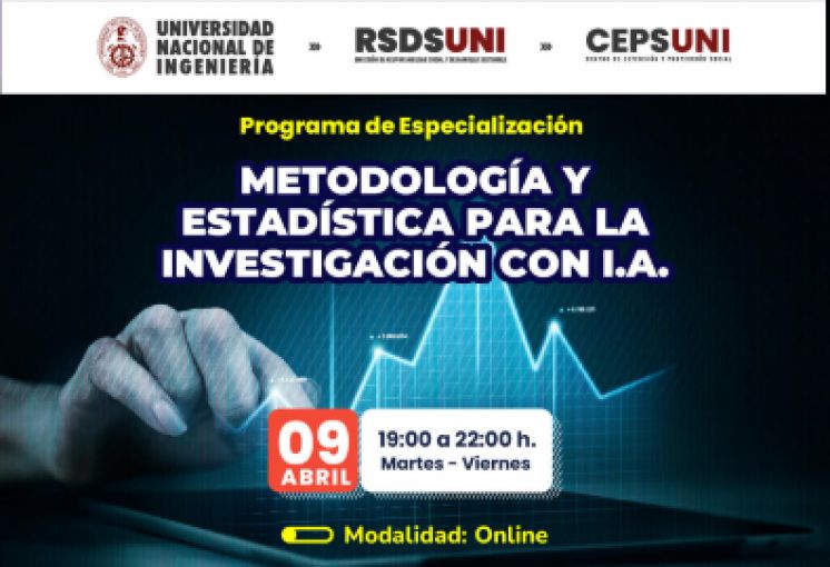 Publicidad: RSDS / Metodología y Estadística para la Investigación con I.A. - 09 de abril