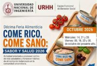 La Unidad de Recursos Humanos organiza Onceava feria alimenticia &ldquo;COME RICO, COME SANO: SABOR Y SALUD 2026&rdquo; | Fechas mi&eacute;rcoles 14, 21 y 28, as&iacute; como los viernes 09, 16, 23 y 30 de octubre de 2026