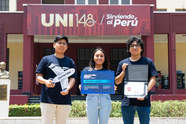 Alumnos de la UNI obtienen primer puesto en concurso organizado por la Uni&oacute;n Europea con una web que fomenta la formalizaci&oacute;n laboral