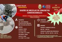 Centro de Educación Continua de la FIC: ¡Clases Semi-Presenciales de Curso Taller Diseño de Mezclas de Concretos Convencionales!