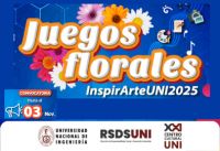 Convocatoria abierta a toda la comunidad UNI: Juegos Florales 2025 “INSPIRARTE&quot; | Recepción de obras hasta el 03 de Noviembre