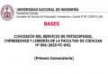 Unidad de Abastecimiento-Área de Control Patrimonial: CONCESIÓN DEL SERVICIO DE FOTOCOPIADO, IMPRESIONES Y LIBRERÍA DE LA FACULTAD DE CIENCIAS N° 001-2025-FC-UNI