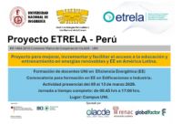 CER-UNI invita a los Docentes UNI a participar en el Proyecto ETRELA: &ldquo;FORMACI&Oacute;N DOCENTE EN EFICENCIA EN&Eacute;RGETICA EN EDIFICACIONES E INDUSTRIA&rdquo; | Del  09 al 13 de marzo de 2026