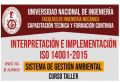 Curso Taller Interpretación e Implementación de la Norma ISO 14001:2015